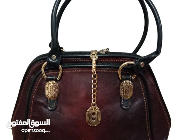 شنطة وحقيبة جلدية فاخرة Marino Orlandi للسيدات مصنوعة من الجلد الاصلي الطبيعي الإيطالي
