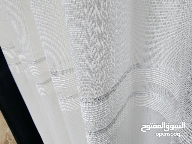 ستائر مودرن قماش وتول مبطن تركي بخياطة ماهرة وجودة عالية جدا وحسب طلب الزبون