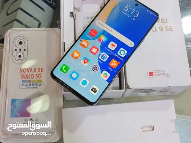 مستعمل اخو الجديد Nova 9se رام 8 جيجا 128 أغراضة والكرتونه الأصلية متوفر توصيل