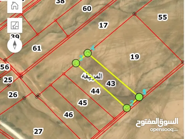 ارض للبيع الكرك المريغة ( الحربية)