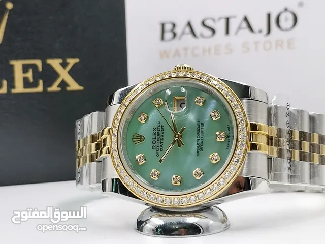 مجموعة جديدة من الساعات النسائية الفاخرة بأفضل الأسعار الرولكس الديت جاست متوفرة الان