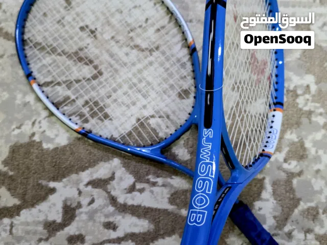 Pair of SJW Conquest Tennis Rackets with Bags