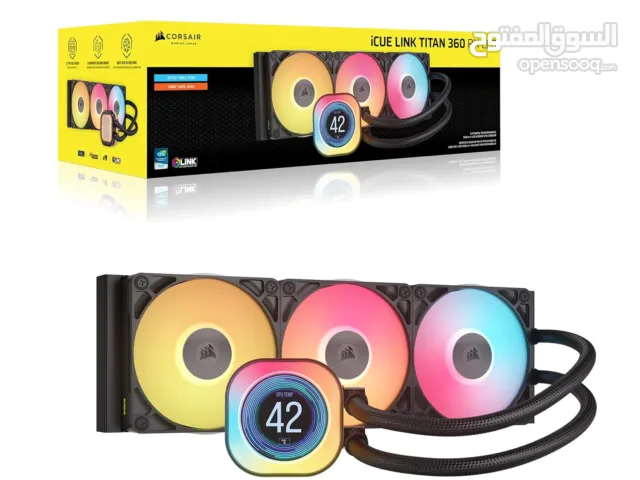 Corsair iCUE LINK TITAN 360 RX LCD Liquid CPU Cooler