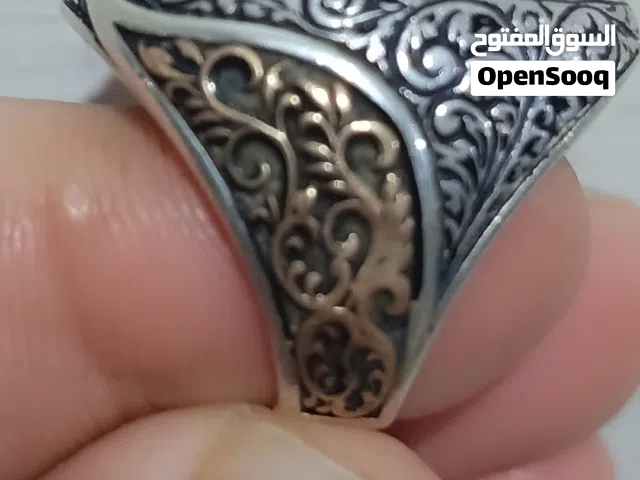 خاتم فضه يدوي