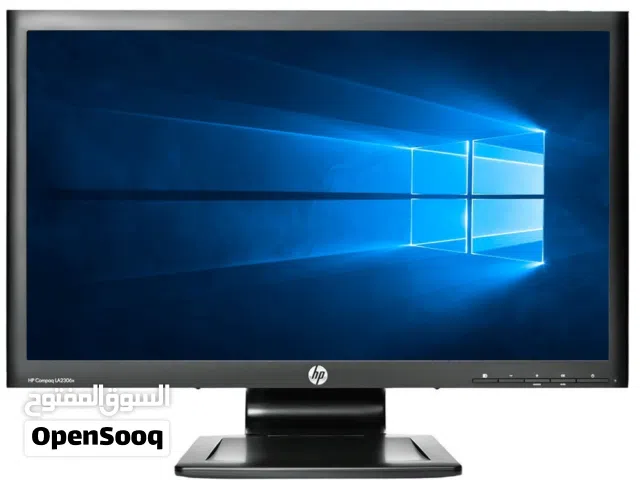 شاشات HP LED 23 فرز أول بالقاعدة الأصلية والكابلات والضمان بسعر 1500 جنيه