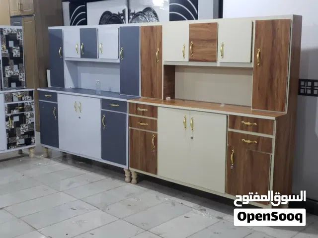 دواليب مطبخ فرميكه رووووعه   خشب ابلكش وام دي اف 4فتحات مترو60 في مترو65