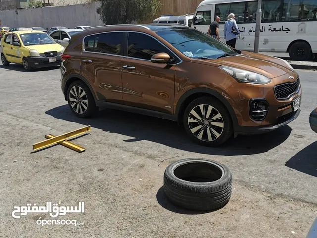 كيا سبورتاج 2017 فل كامل بدون كرسي كهربا السيارة موجوده في حلب