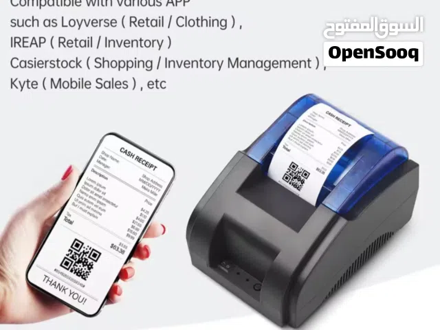 Thermal printer 58mm for billing pos machine laptop computer and mobile This is a Bluetooth-enabled