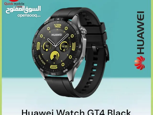 HUAWEI WATCH GT4 BLACK (46M) NEW /// ساعة هواوي جي تي 4 لون اسود مقاس 46 الجديد
