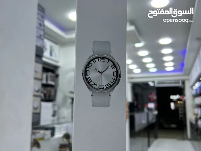 Samsung Watch 6 Classic 47mm Silver سامسونج واتش 6 كلاسيك 47مم لون سلفر جديدة متوفرة الام (^_^)