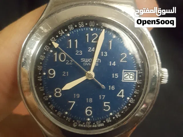 ساعة رجالى ماركة Swatch سواتش سويسرى اصلى بها عداد لليوم