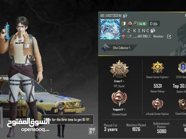 Pubg Accounts and Characters for Sale in Al Karak