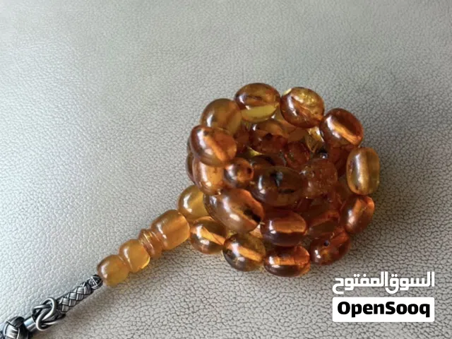 سبحة كهرمان حشري قديمة