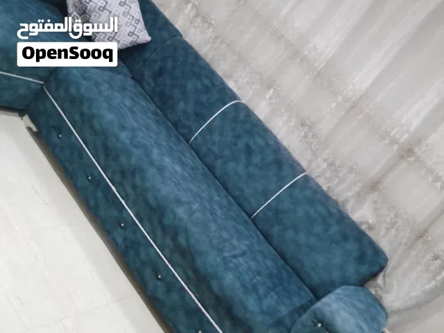 كورنر 8مقاعد تركواز خشب تفصيل سويد 110