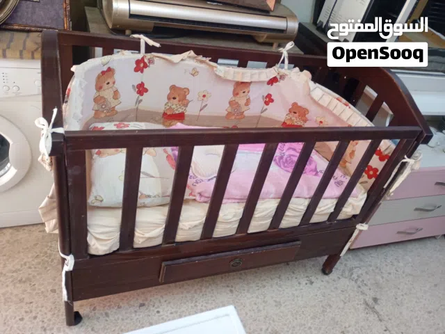 سرير اطفال خشب زان تفصيل