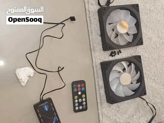 مروحيتن argb و كنترولر بدعم ثمن مراوح. . للبيع على 10