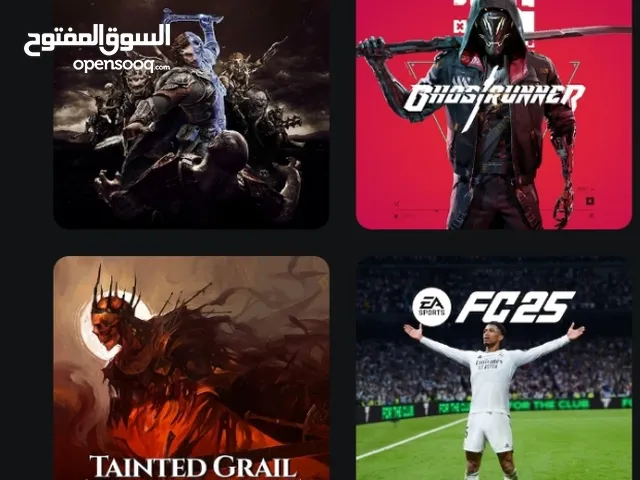 حساب بليستيشن 5و4 يحتوي على اللعاب قويه