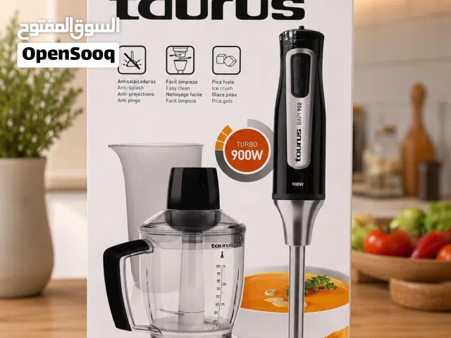خلاط يدوي Taurus BAPI 900 Premium Plus Inox بقوة 900 واط ( جديدة )