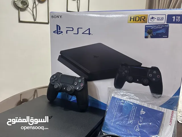 بلايستيشن 4 سليم - 1 تيرابايت مع جميع محتويات الجهاز