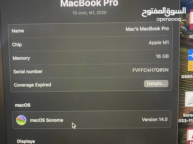 macOS Apple for sale  in Ramallah and Al-Bireh