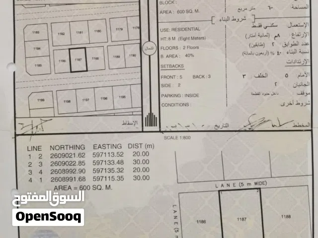 Residential Land for Sale in Al Batinah Barka