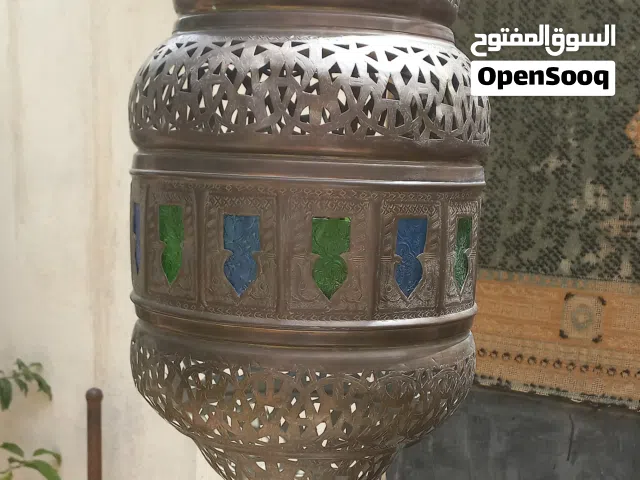 نحاسيات فانوس تعليق اناره جانبيه  صواني واباريق كله نحاس