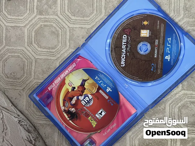 للبيع جهاز وسيديات  سوني 4