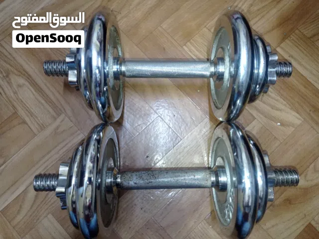 دمبل حبتين المجموع 17كيلو الفرده 8.5كيلو السعر ممتاز جدا بيعه سريعه