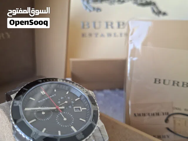 ساعة بربري جديدة كرونوجراف من اغلى ساعات البربري New burberry watch with box
