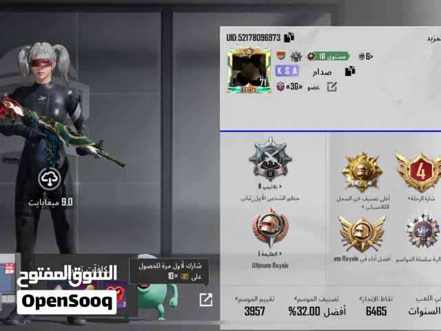 Pubg Accounts and Characters for Sale in Sana'a