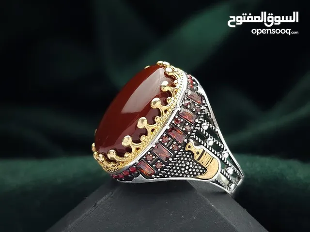 خواتم عقيق يماني رقم واحد فاخر من الاخر