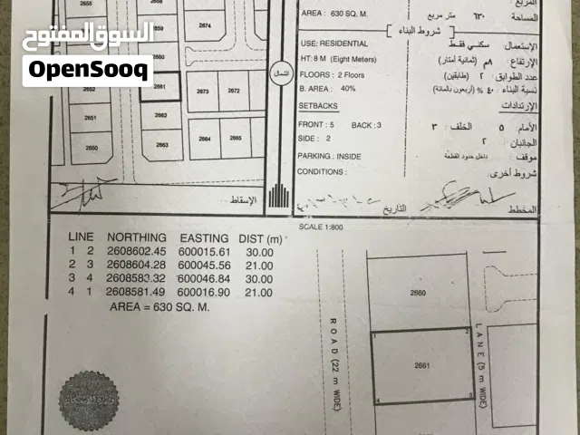 أرض للبيع سكنية وسطية