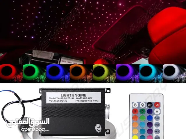 تحويل سقف السياره إلى سقف مضيء