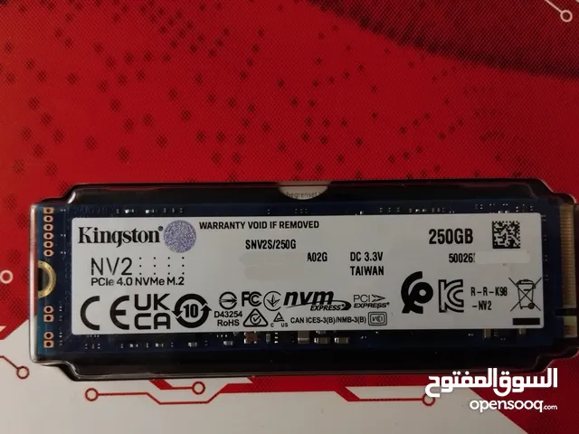 Kingston SNV2S/250G PCIe4.0 M.2 البيع صناعة تايوان نسخة اوروبيةNVMe SSD