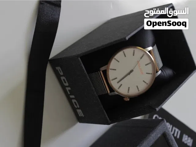 ساعة ذوق من Police بكامل المرفقات والضمان