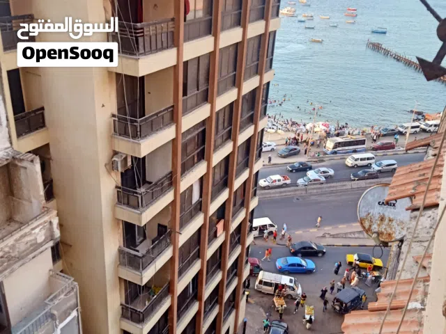 شقة 2 نمرة من البحر للايجار اليومي والاسبوعى و الشهرى بسيدى بشر ميامى قرب خالد بن الوليد وجميع الخدم