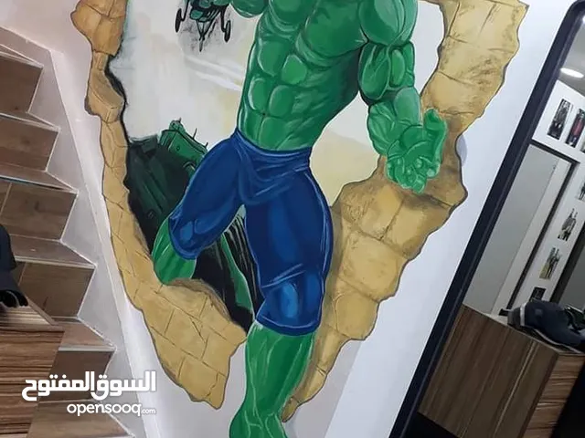 الرسم واللوحات الفنية فنان تشكيلي