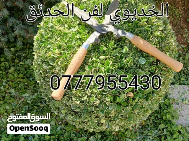 قص الاشجار وتشكيلها ومعالجه الاشجار ومعالجه التربه