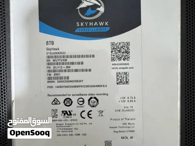 هارديسكات بحالة الوكالة للبيع 8TB و 3TB HDD