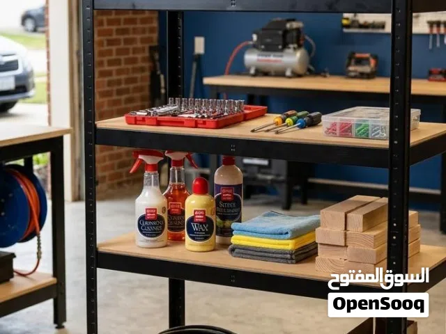 رفوف 6 طبقات متانة وقوة تتحمل هيكل حديد