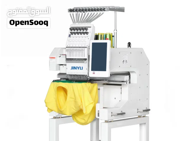 ماكينة تطريز من شركة JINYU بعدد 12 ابرة New JINYU computer embroidery machine