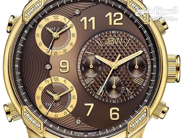 ساعة رجالية اصدار محدود(Limited Edition) 500 قطعة على العالم مرصعة ب 19 فص الماس طبيعي