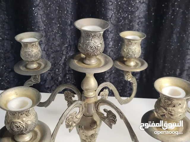 شمعه دان خمس شمعات عدد 2 أنتيك ثقيل