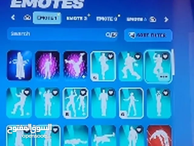 حساب فورت نايت فيو 140 سكن واكسات اسطورية