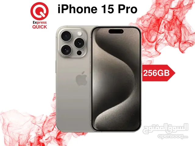 IPHONE 15 PRO ( 256GB ) NEW /// ايفون 15 برو ذاكره 256 جيجا الجديد كليا