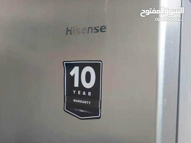 للبيع ثلاجه + فريزر + مبرد مياء من شركه Hisense - هاينسيس مستعمل// For sale: Hisense refrigerator +
