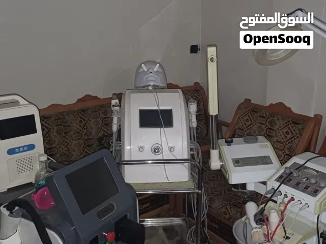 جهاز ازالة شعر وجهاز تنظيف بشرة بالبخار وهيدرافيشل مع جهاز اوكسجين للبشرة ، مثفلة دم , بلازما جت