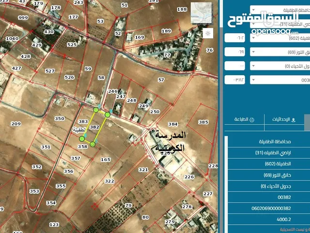 Farm Land for Sale in Tafila Al-Ayes