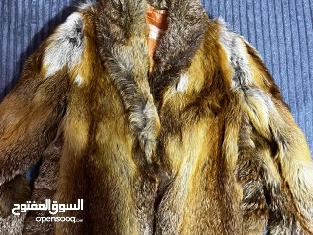 جاكيت فرو ثعلب حقيقي
