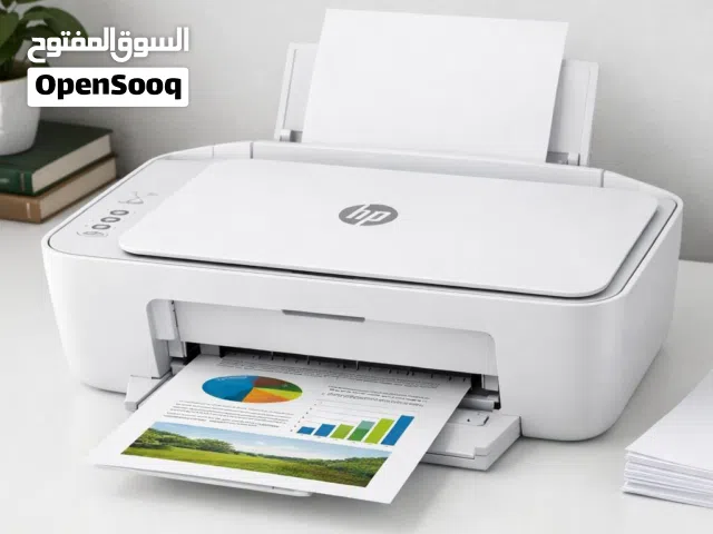 طابعة HP DeskJet جديدة جدًا للطباعة والنسخ والسكان – نظيفة وممتازة (قول السعر الي تبيه وحياك)